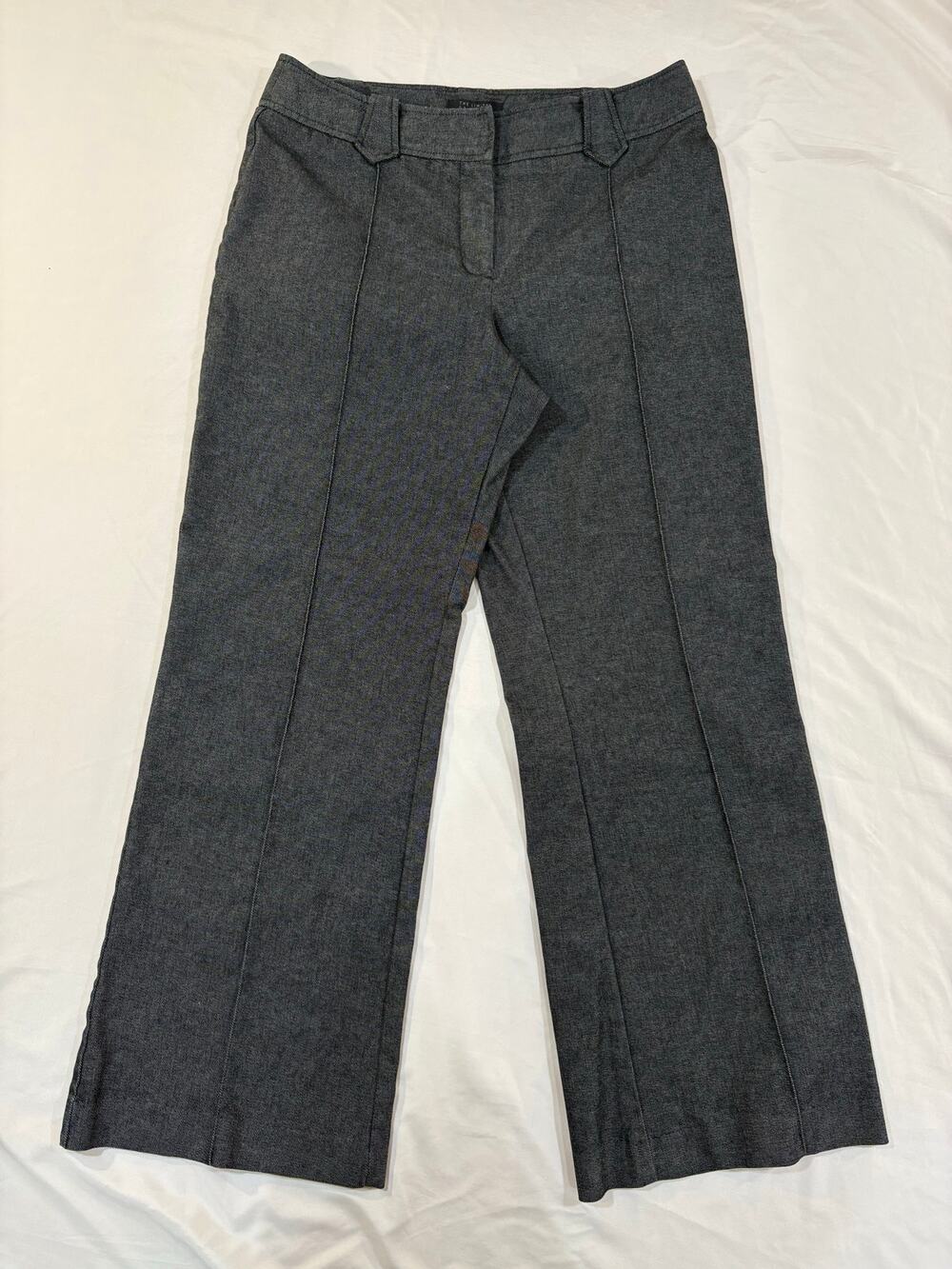 The Limited Stretch Trouser Charcoal Gray Dress Pants Size 14 Long